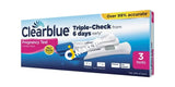 Clearblue Pregnancy Test Triple Check (Combo Pack 3 strips) (Container Product as it is, No Warranty, No Guarantee, No Return, No Exchange) - Imported from UK