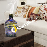 Coosa Aromatherapy Essential Oil Diffuser 120Ml Glass Handmade Ultrasonic Cool Mist Humidifier With