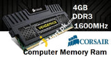 CORSAIR VENGEANCE 4GB DDR3 1600 MHZ Desktop Computer Memory RAM – Imported from UK