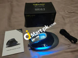 Delux M618X Adjustable Angle Wireless Bluetooth 3.0 Ergonomic Vertical Mouse With 4 Dpi Gear Shift -