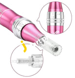 Derma Pen Tbphp M1 (Upgraded) Wireless Micro-Needling With Lcd Screen 12X Cartridges For Skin Care