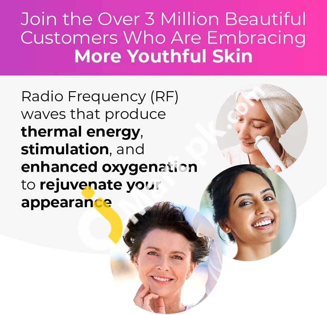 Dermawand Radio Frequency And Microcurrent Anti-Aging Device Reduce The Appearance Of Fine Lines