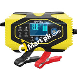 E-FAST Automatic Battery Charger & Maintainer, 12V 6A / 24V 3A, Smart 7-Stage Automotive Charger for Car Battery, Motorcycle, Lawn Mower, Truck, Lithium, Lead-Acid, LiFePO4 Battery - Imported from UK