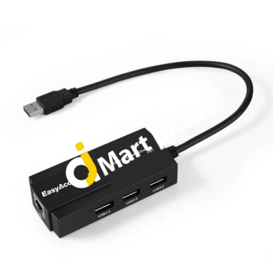 Easyacc Superspeed Usb 3.0 Port Hub With 1 Rj45 10/100/1000 Gigabit Ethernet Lan Wired Network