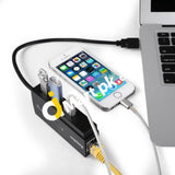 Easyacc Superspeed Usb 3.0 Port Hub With 1 Rj45 10/100/1000 Gigabit Ethernet Lan Wired Network