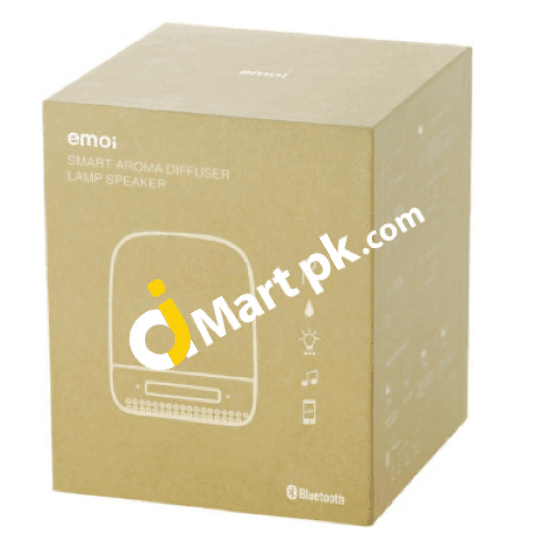 Emoi 200Ml Cool Mist Humidifier Bluetooth Speaker Lamp Essential Oil Aroma Diffuser With 7-Color Led