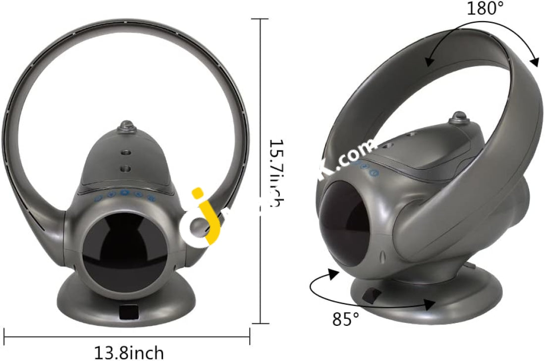 Eodo Bladeless Fan Air Multiplier And Humidifier Purifier With Remote 36W - Imported From Uk (This