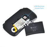 Esynic 2.4Ghz Wireless Keyboard With R/L Mouse Button For Android Pc Windows Raspberry Pi & More -