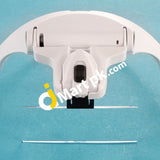 Eyeglasses Bracket / Headband Interchangeable Magnifier With 2 Led (Upgraded Version) - Imported