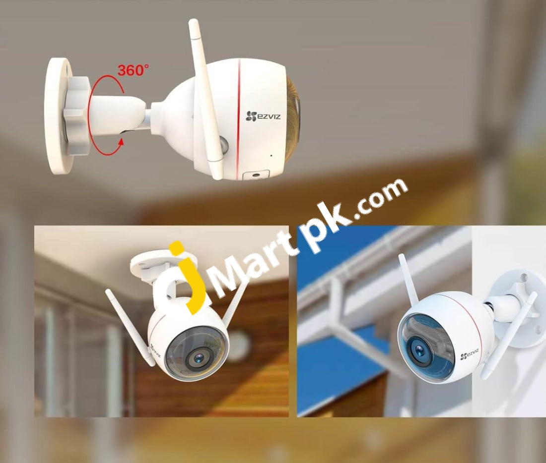 Ezviz Outdoor Wifi Security Camera Surveillance With Ip66 Waterproof Night Vision Strobe Light &