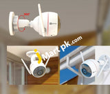 Ezviz Outdoor Wifi Security Camera Surveillance With Ip66 Waterproof Night Vision Strobe Light &