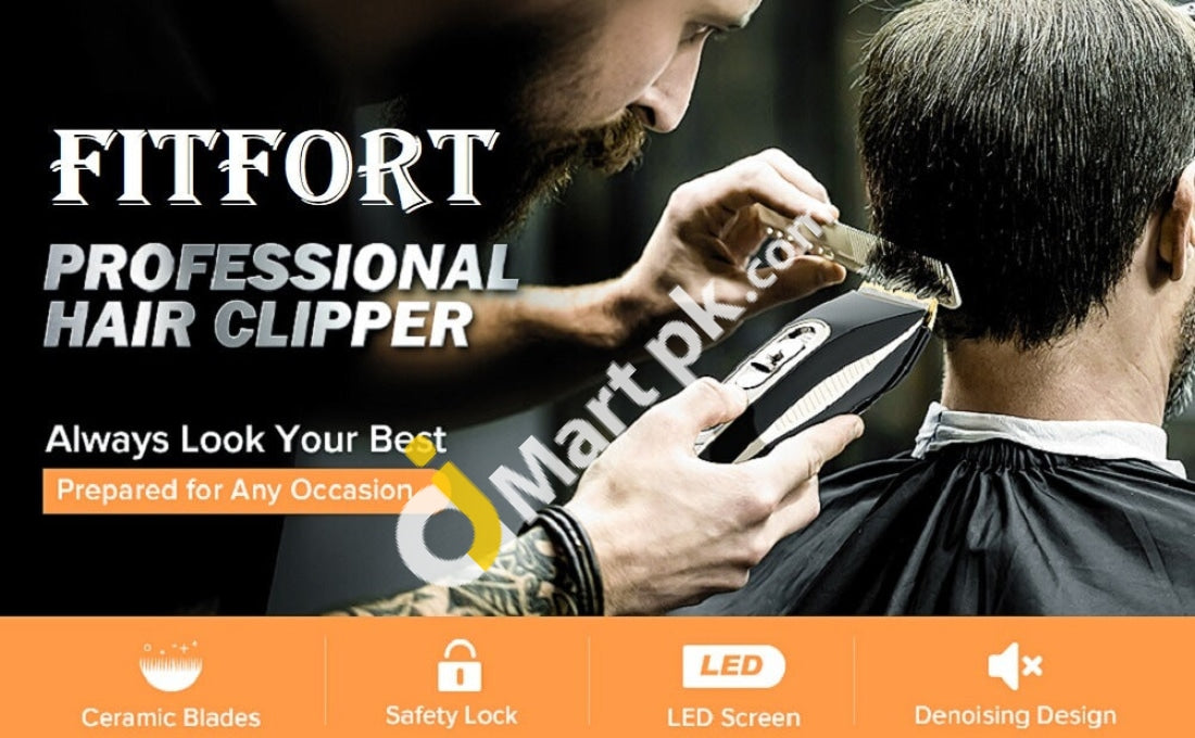 Fitfort Hair Clippers Trimmer Professional Cordless Rechargeable Waterproof Beard & Body With