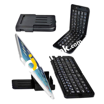 Wireless Bluetooth Folding Keyboard With Mobile Stand - Imported From Uk