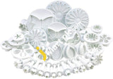 Fondant Cake Cookie Plunger Cutter Sugarcraft Decorating Mold Diy Tool 33 Pieces - Imported From Uk