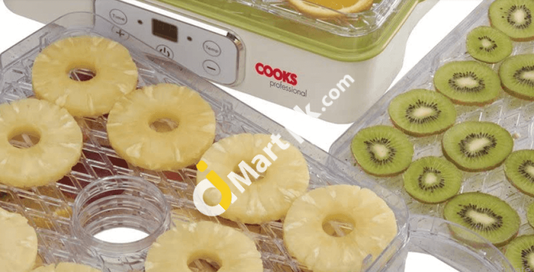 Food Dehydrator Cooks Professional 5 Tray With Digital Temperature Control & Timer Bpa-Free 240W -