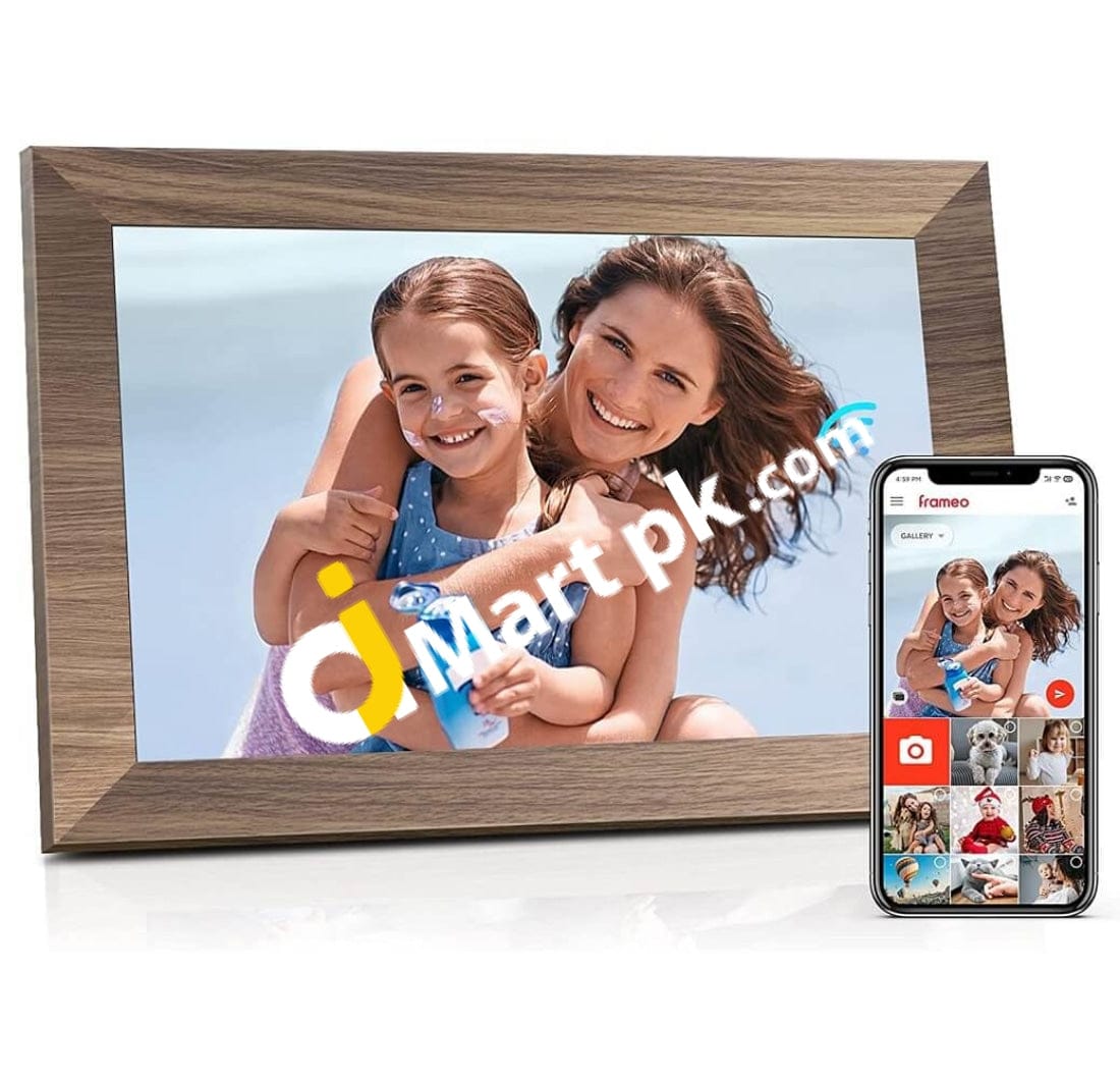 Frameo 10.1 Wifi Digital Photo Frame Android 6.0 Ips Hd 1280X800 Touch Screen With 16Gb Storage