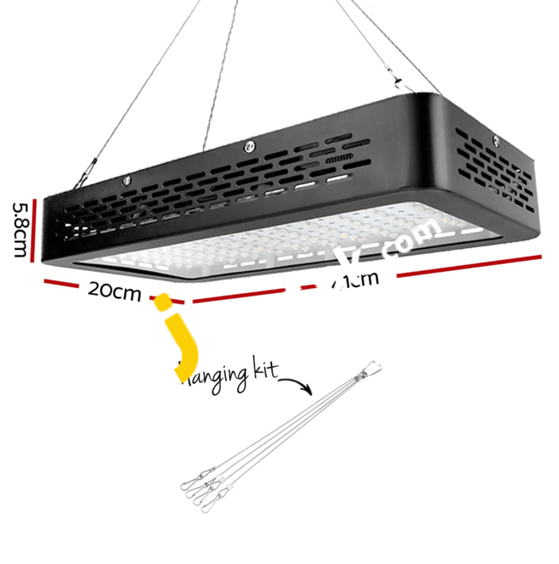 Greenfingers 1200W Led Grow Light Double Chips Full Spectrum Lamp For Greenhouse Hydroponic Indoor
