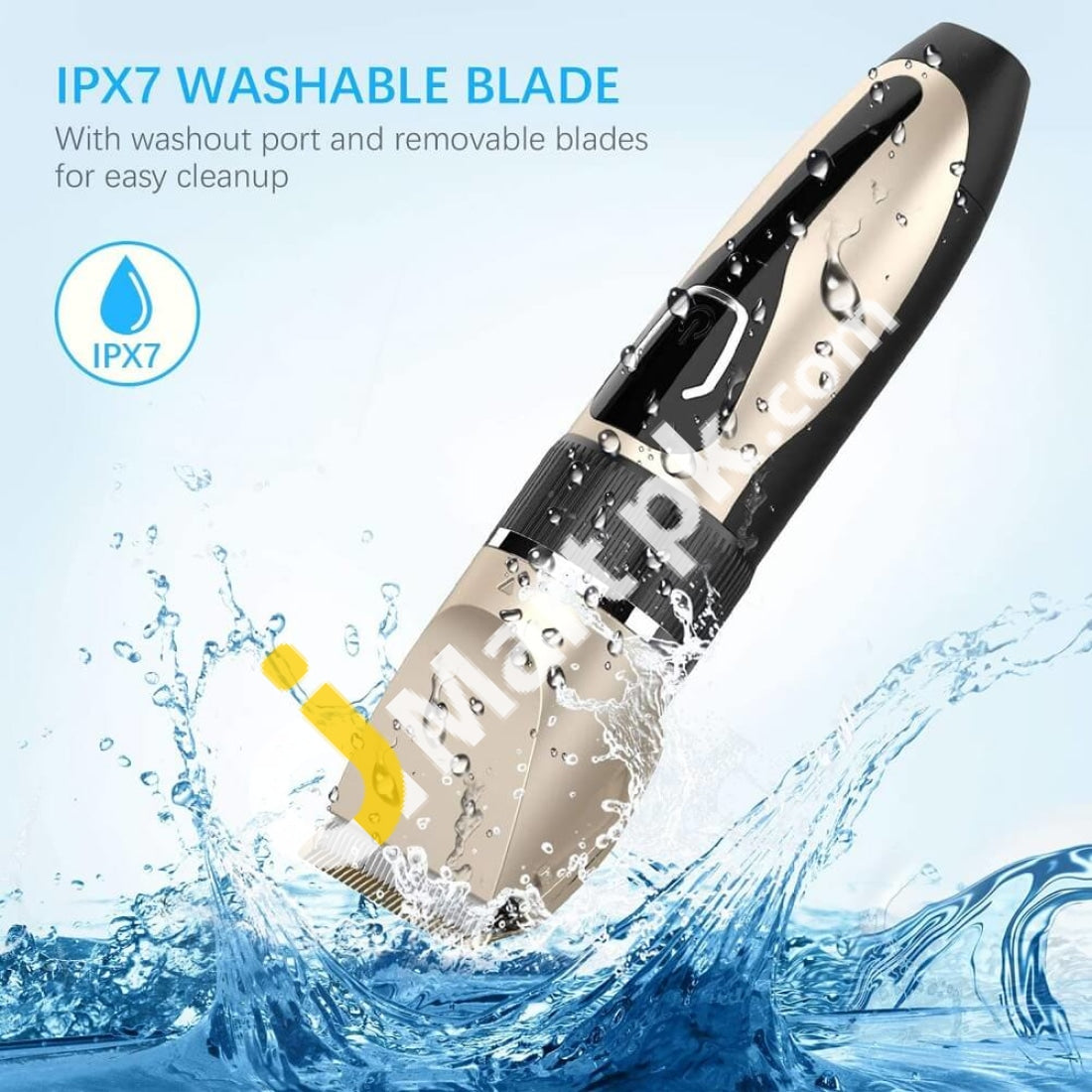 Hair Clippers For Men Professional Cordless Usb Rechargeable Led Display Beard Trimmer Cutting Kit