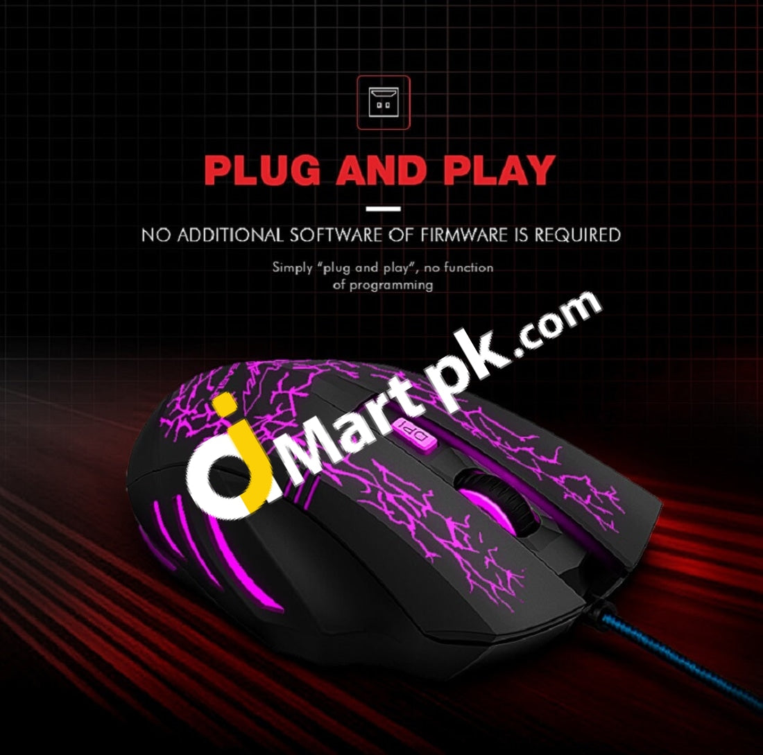 Havit Wired Usb Gaming Mouse 3200Dpi 7 Led Backlight Ergonomic - Imported From Uk