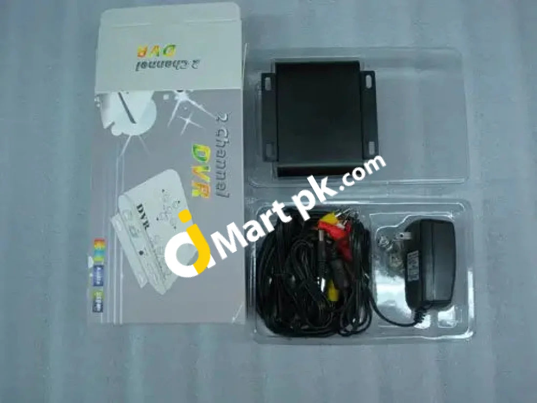 Hd Mini Dvr 2-Channel Audio Video Recorder With Sd Card Slot Connect 2 Cameras Support Loop