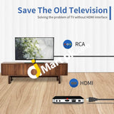 Hdmi To Rca Cable 1080P 1.5M Male 3-Rca Av Connector Adapter For Tv Hdtv Dvd - Imported From Uk