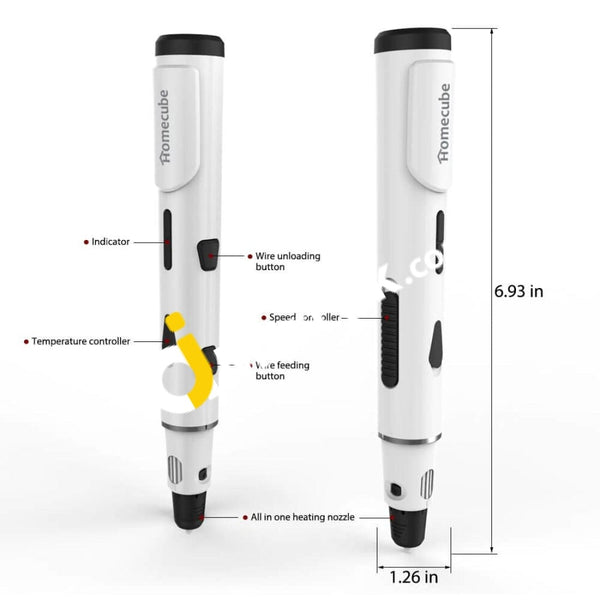 METERK 3D Printing Pen Intelligent Doodler Pen with LCD Display