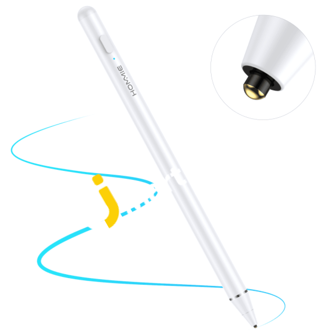 Hommie Stylus Pen 2Nd Gen Pencil For Ipad With Palm Rejection - Imported From Uk
