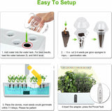 Led Hydroponics Growing System - 9 Pods Indoor Grow Kit For Herbs Plants & Vegetables Soil-Free