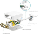 Iczi Gold-Plated Mini Displayport Male To Dvi Female Adapter (White) - Imported From Uk