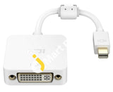 Iczi Gold-Plated Mini Displayport Male To Dvi Female Adapter (White) - Imported From Uk