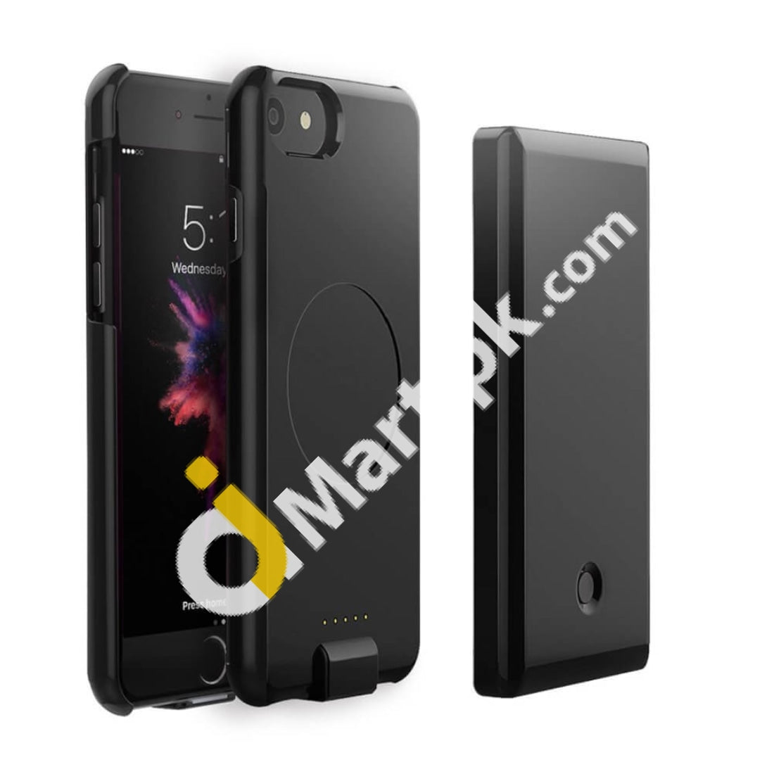 Bearshifu 4800Mah Iphone 7 Plus Detachable Battery Case Wireless Charging Extended Backup &