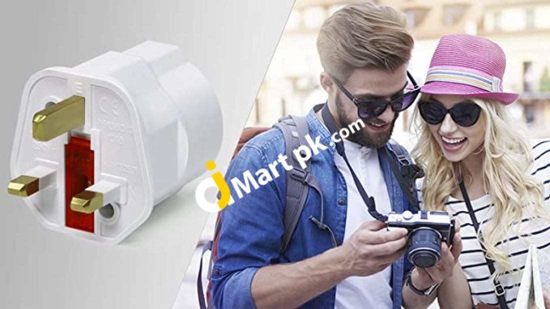 Ivoler Vguard European To Uk 3X Plug Adaptor (White) - Imported From