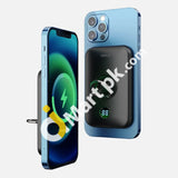 Iwalk Powergrip Mag 6000Mah Magnetic Wireless Portable Charger Finger Holder Stand - Imported From