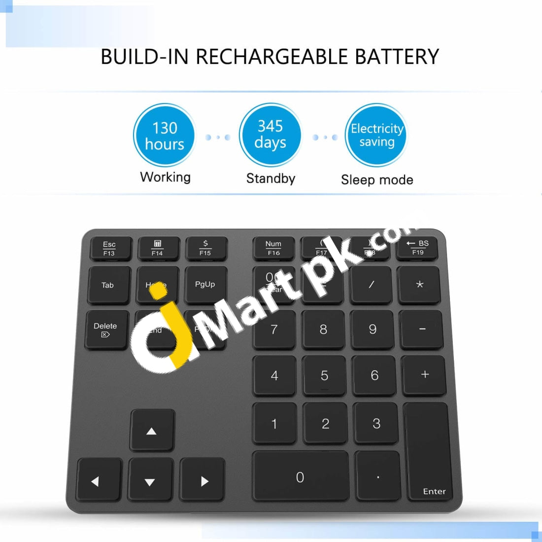 Jelly Comb Wireless Bluetooth Numeric Keypad (35 Keys) - Imported From Uk