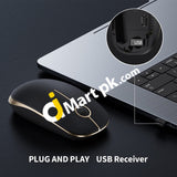 Jelly Comb Wireless Mouse 2.4G With Nano Receiver Silent & Smooth Basic Design 1600Dpi - Imported