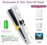 Keynice 2600Mah Cordless Rechargeable Hair Straightener With 3 Adjustable Temperature - Imported