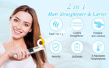 Keynice 2600Mah Cordless Rechargeable Hair Straightener With 3 Adjustable Temperature - Imported