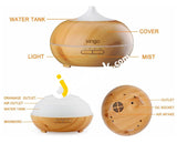 Kinga Essential Oil Aroma Diffuser 300Ml Ultrasonic Cool Mist Humidifier 7 Color Led Light 4