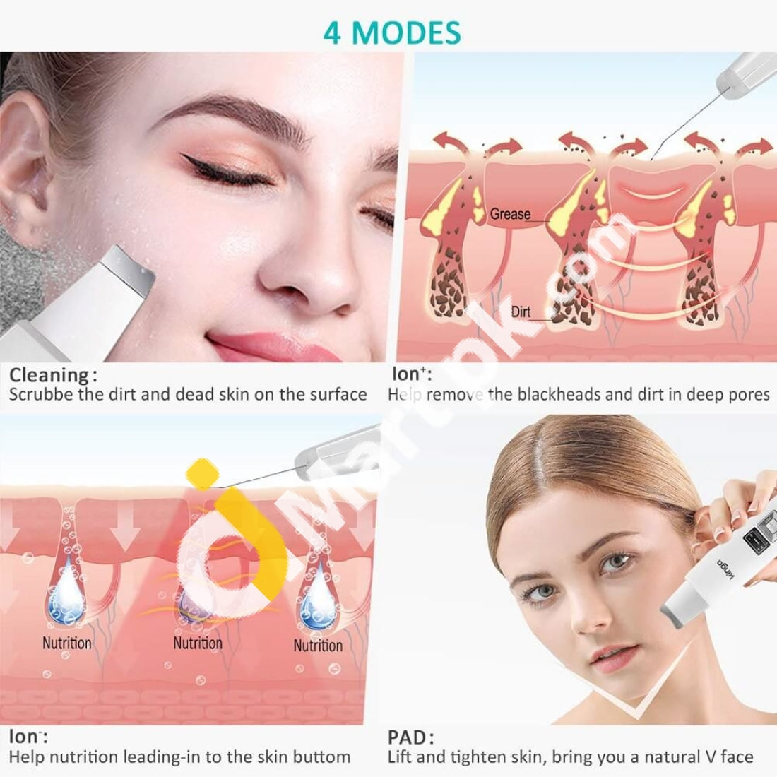 Kinga Skin Scrubber Facial Spatula For Cleansing & Blackhead Remover - Imported From Uk