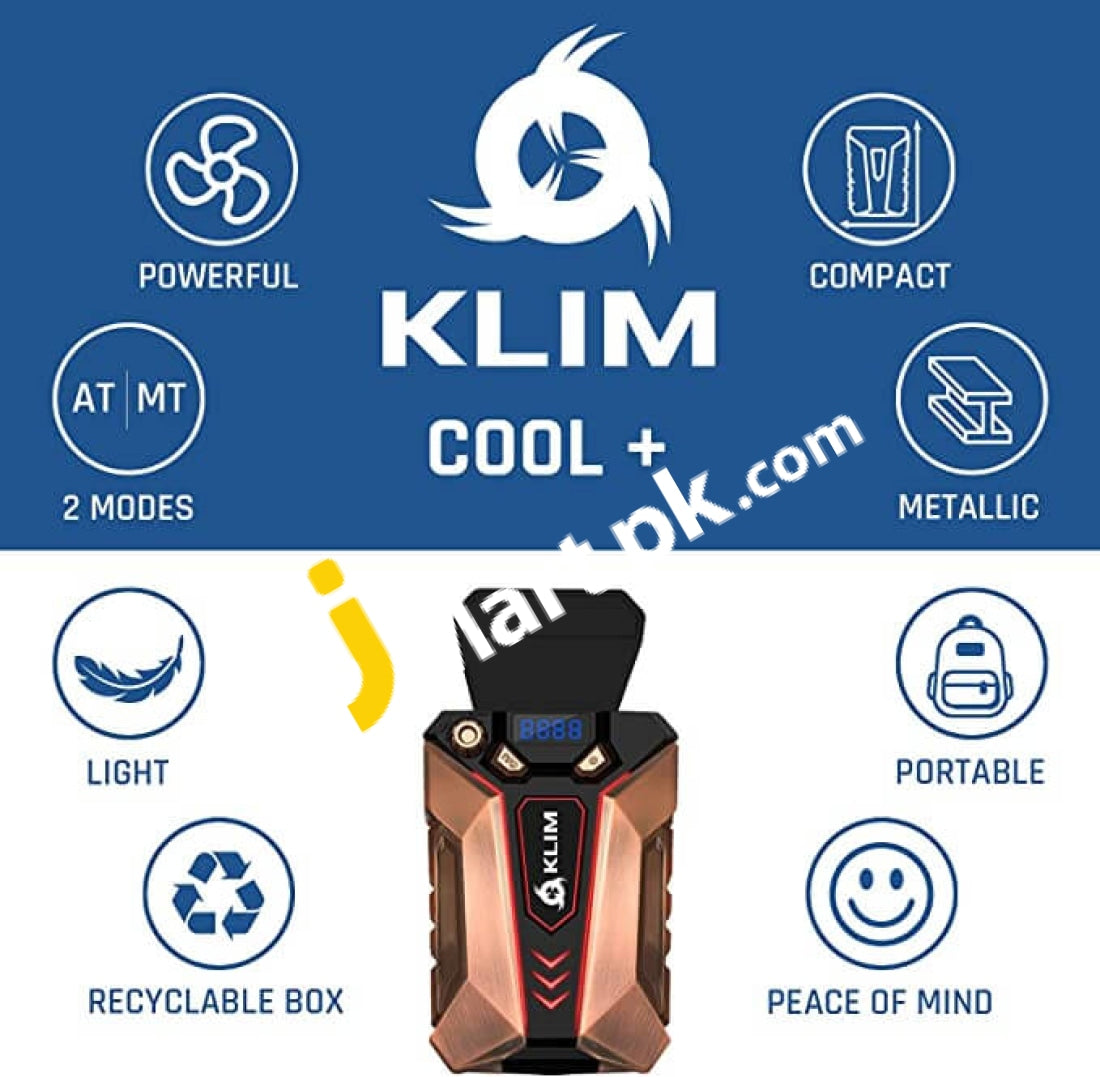 Klim Cool+ Metal Body Laptop Cooler Fan - Imported From Uk