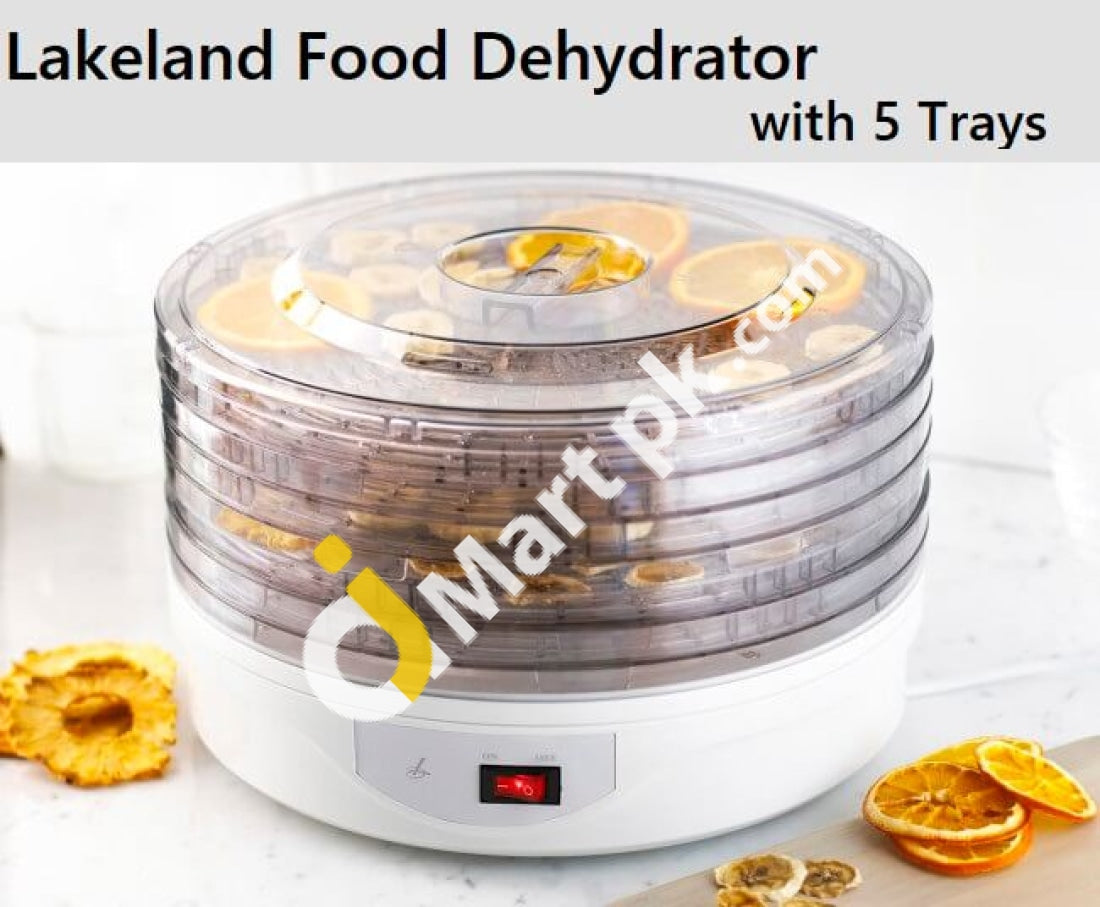 Food Dehydrator By Lakeland With 5 Removable Transparent Drying Trays - Imported From Uk