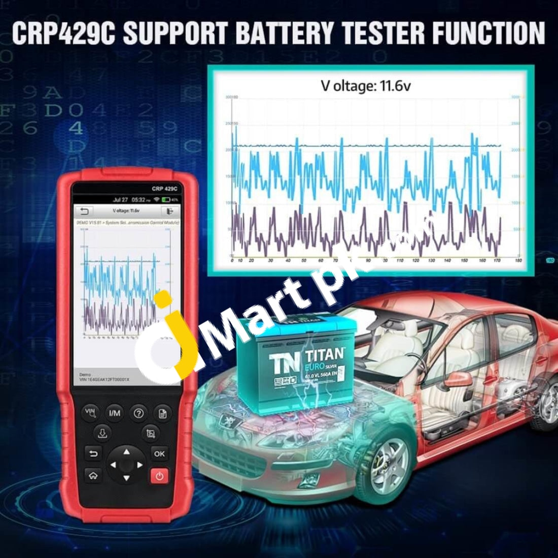 Launch Crp429C Obdii Car Automatic Diagnostic Scanner 2023 New Launch Automotive Code Reader Tool