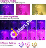 Leoter Grow Light For Indoor Plants Upgraded Version 80 Leds Lamp With Full Spectrum Timer 10