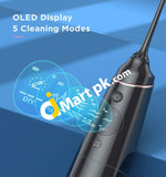 Liberex 300Ml Oral Irrigator Professional Rechargeable Dental With Oled Display 4 Modes Ipx7