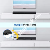 Megacra Soundbar 38-Inch 80 Watt 2.0 Channel Home Theater Bluetooth (Remote Control 3D Audio Mode 6