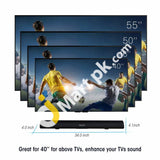 Megacra Soundbar 38-Inch 80 Watt 2.0 Channel Home Theater Bluetooth (Remote Control 3D Audio Mode 6