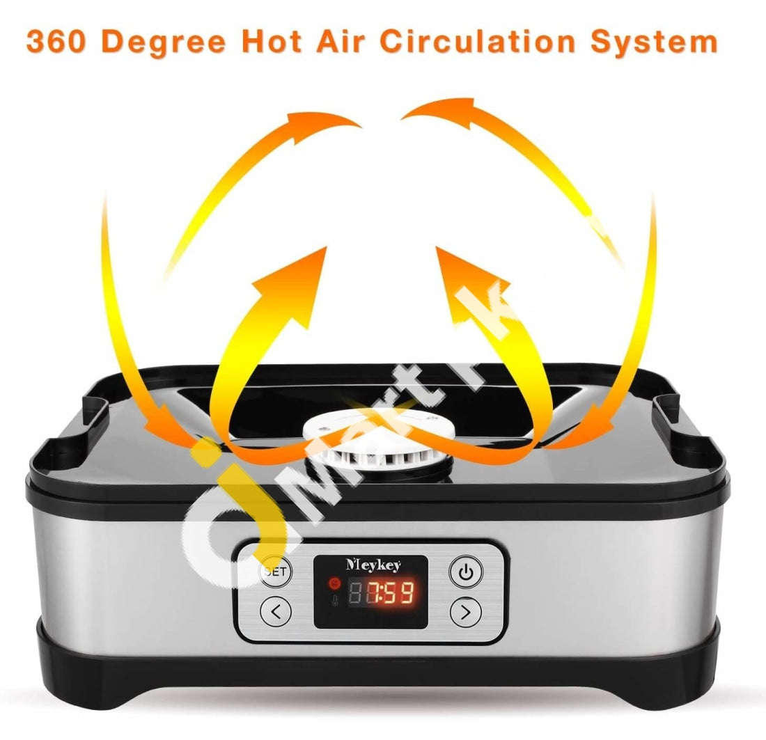 Meykey 4 Tray Digital Food Dehydrator With Temperature Control & Timer Bpa-Free 250W - Imported From