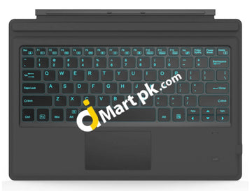 Moko Wireless Bluetooth Keyboard For Microsoft Surface Pro With Trackpad & 7-Color Led Backlit -
