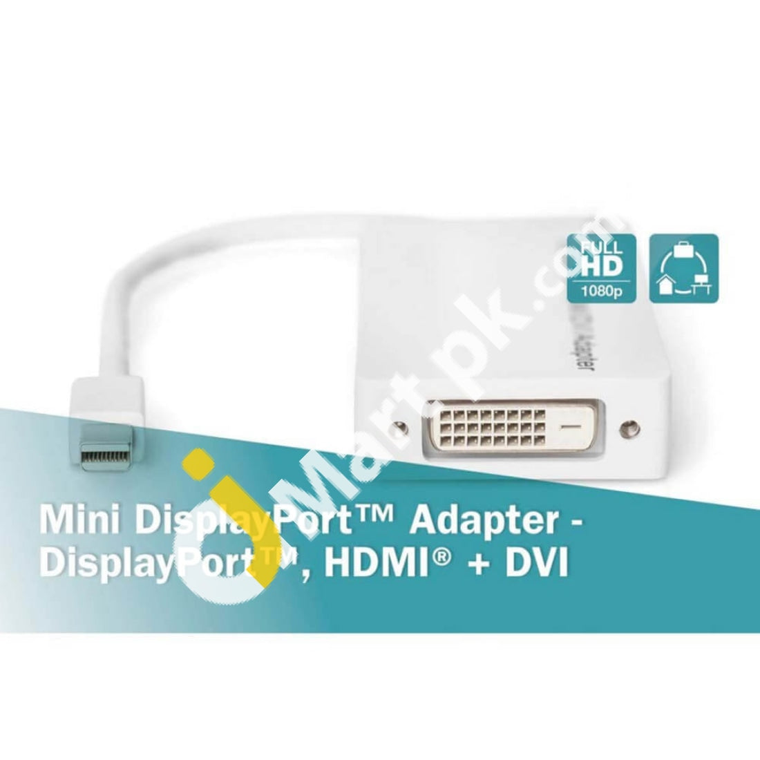 Monoprice Mini Displayport To Hdmi Dvi & Displayport Adapter - Imported From Uk