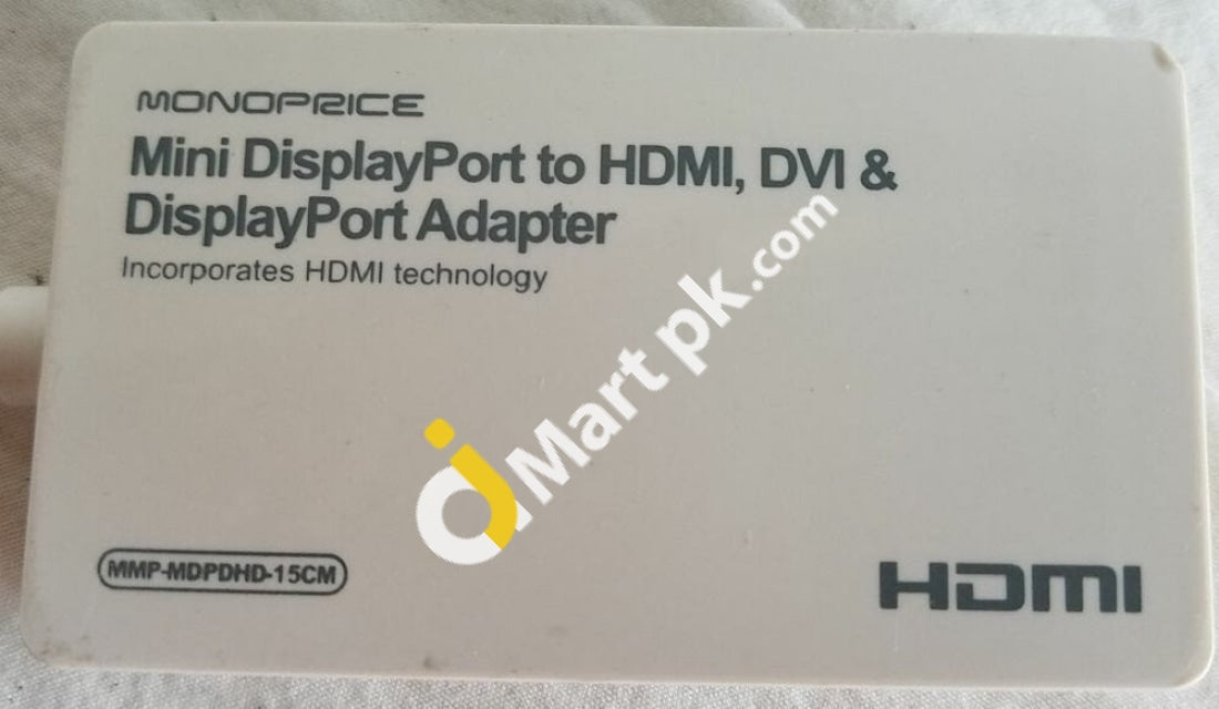 Monoprice Mini Displayport To Hdmi Dvi & Displayport Adapter - Imported From Uk